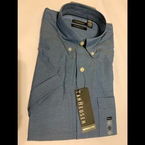 Van Heusen Short Sleeve Button Down Shirt